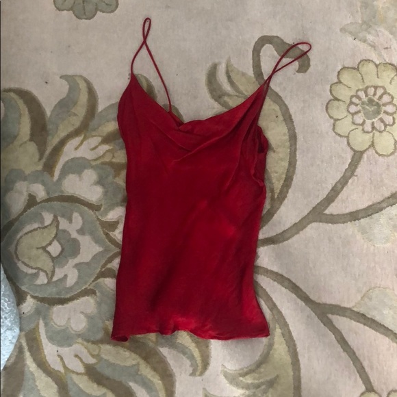 Zara Tops - Plain red tank